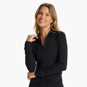 Vuori Cropped Studio Half Zip jacket- XL